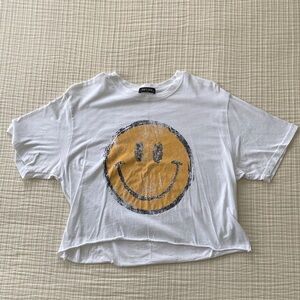 Zutter - Smiley Face Crop Top